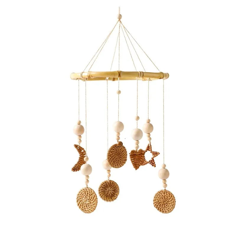 Baby Rattle Toy 0-12 Months Wooden Mobile on the Bed Newborn Music Box Bed Bell Hanging Toys Holder Bracket Infant Crib Boy Toys